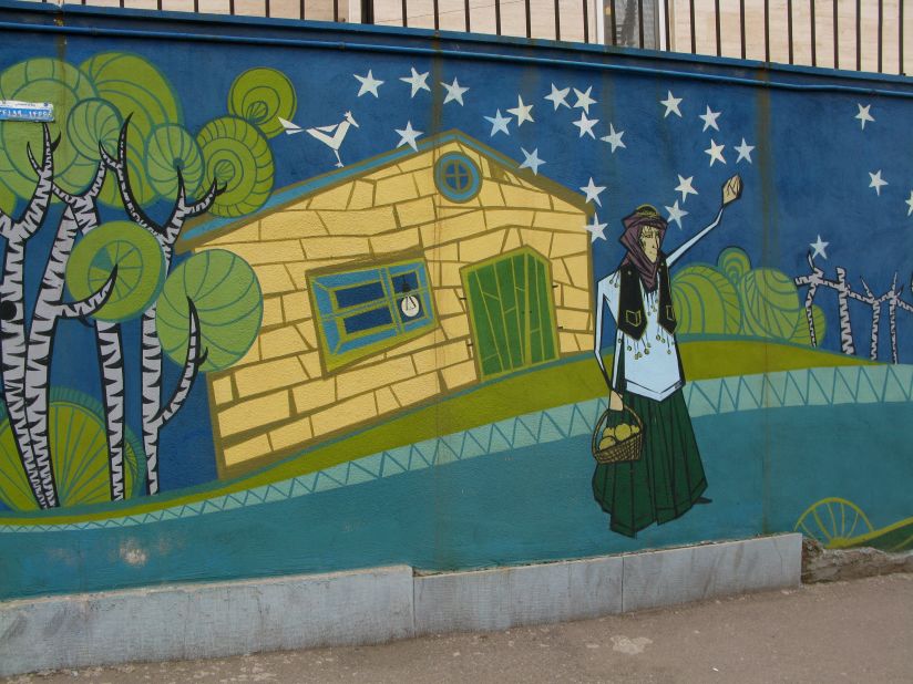 Iranian streets are decorated with murals, from the militaristic to the mundane.