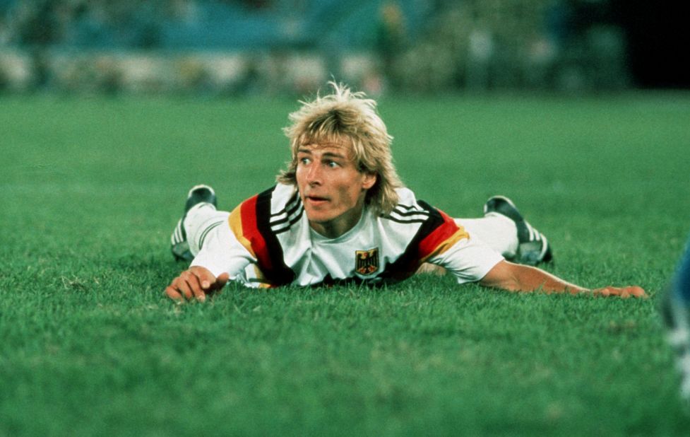Jürgen Klinsmann: Dives, goals big hair and some bananenflanken