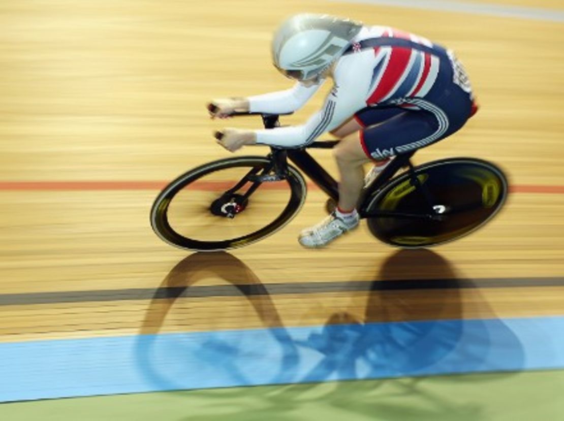 Rowsell on her way to Individual Pursuit gold at the World Championships in Colombia.