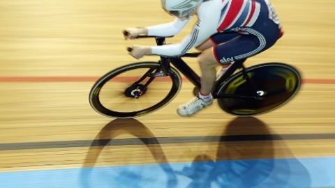 Rowsell on her way to Individual Pursuit gold at the World Championships in Colombia.