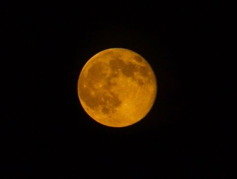 "As a photographer and astronomer, a full moon is typically nothing to get excited about for me unless it's going to be somehow unique, such as in color," <a href="http://ireport.cnn.com/docs/DOC-1152100">John Thiel</a> of Astoria in Queens, New York, said. When he saw the amber coloring of the moon, he had to take a photo.