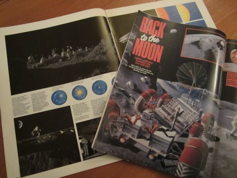 In the 1970s and 80s magazines were showing artists' impressions of moon bases. We still haven't built them.