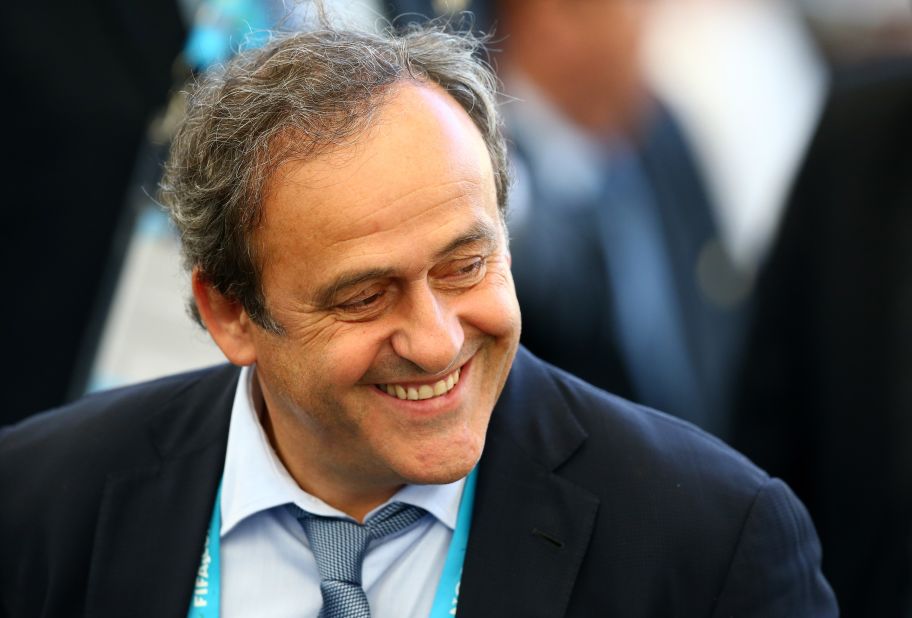 The former French great was once an ally of Blatter, but in recent years had opposed the president on many issues. Platini, who turns 60 this month, has been the head of UEFA since 2007 and is a FIFA vice president. He was one of the all-time best players, having three times won European player of the year. Just a few years ago he appeared to be Blatter's successor -- until the president announced he would run again.