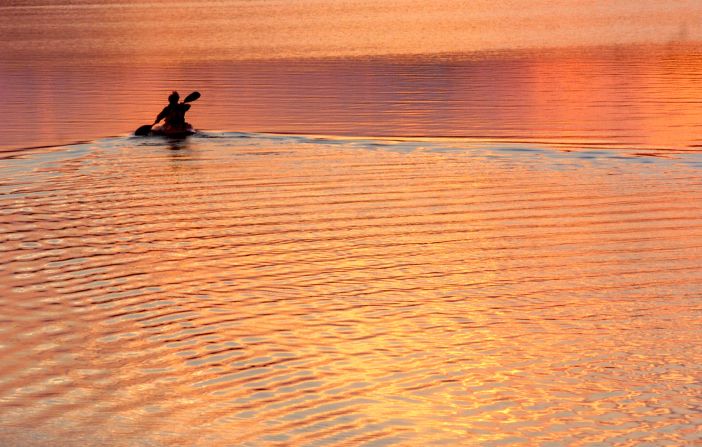 The Montour Preserve in Pennsylvania is home to many fossils from the Devonian Period nearly 400 million years ago. At the fossil pit, visitors can dig for artifacts to take home. After digging, cool off with a relaxing trip on the lake. 