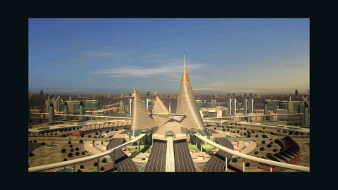 A rendering of the planned 'smart city' Dholera, in southern Gujarat, India. Prime Minister Narendra Modi has pledged to build 100 smart cities across the country.