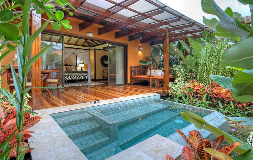 Costa Rica's Nayara Springs came in second place. Each of the 16 villas has its own plunge pool.