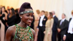Kenyan actress Lupita Nyong'o attends the 'Charles James: Beyond Fashion' Costume Institute Gala at the Metropolitan Museum of Art