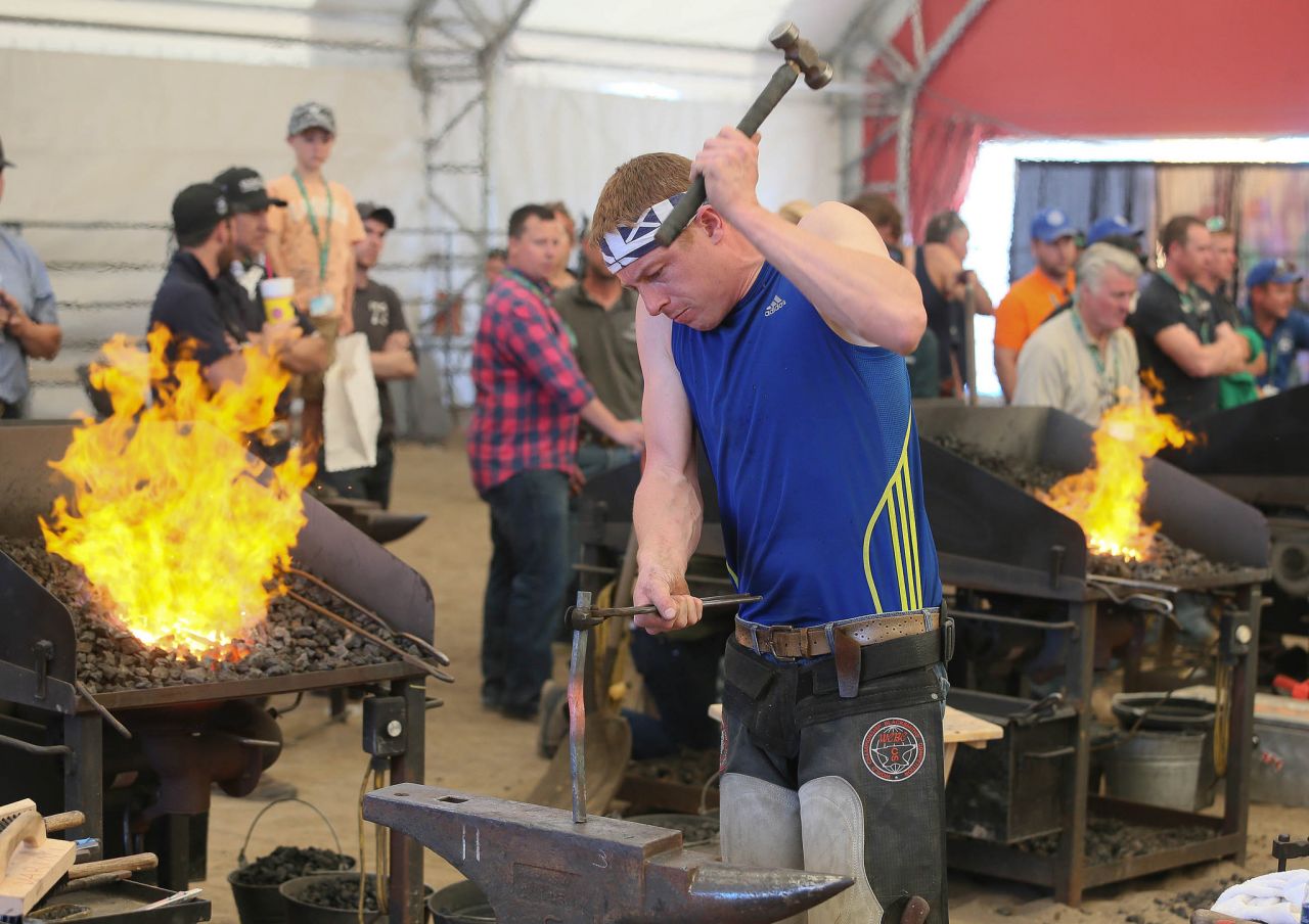 The Calgary Stampede, one of the world's biggest equestrian events held each July in the Canadian city, plays host to an annual world championships for farriers.