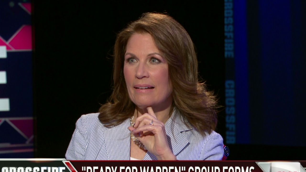 Crossfire Bachmann says Clinton should be worried_00010120