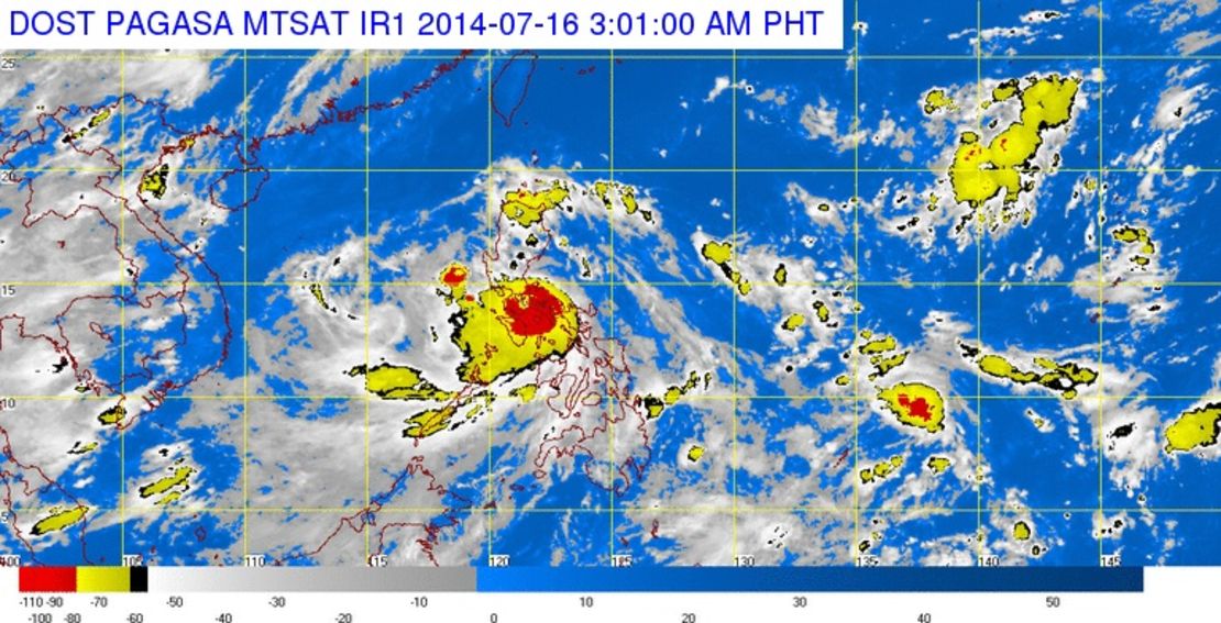 PAGASA weather map