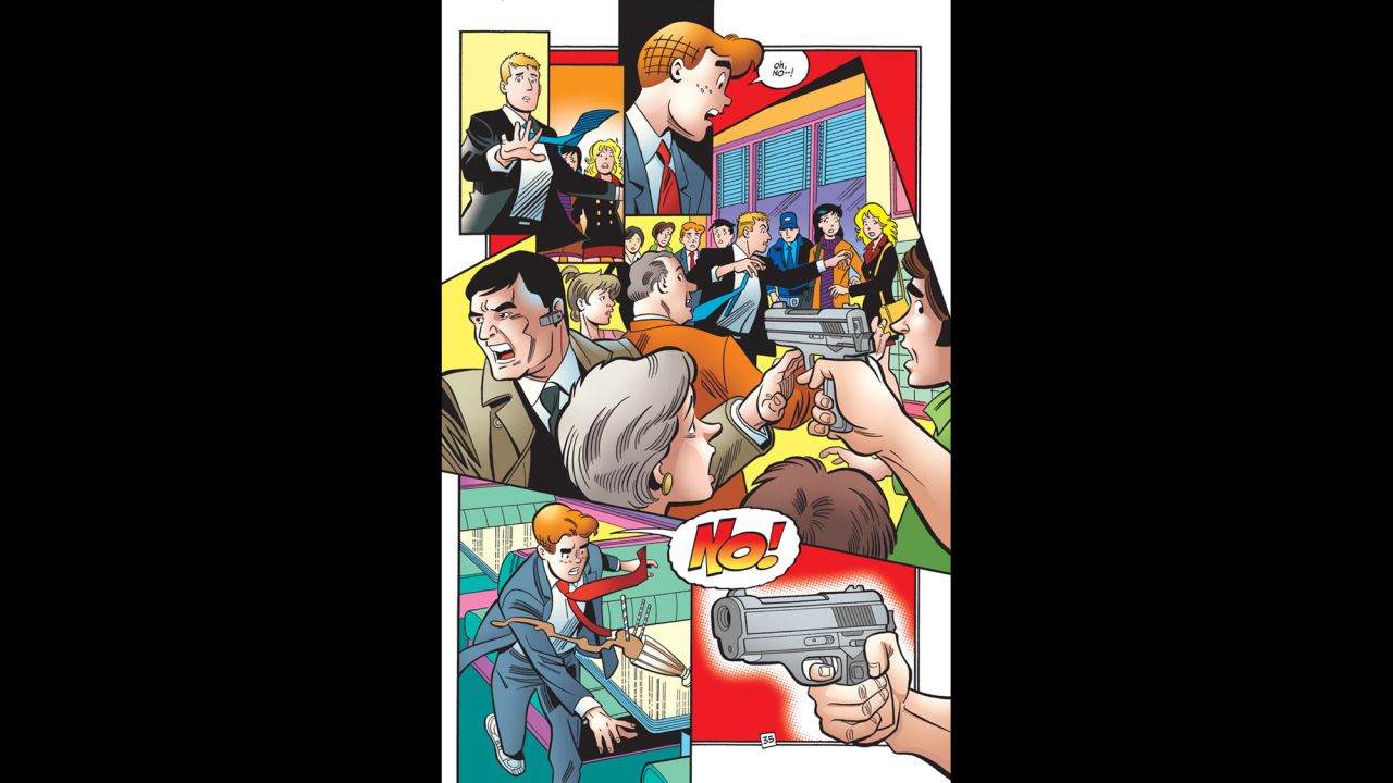 There is an assassination attempt on Sen. Kevin Keller, Archie's best friend and the comic series' first openly gay character.