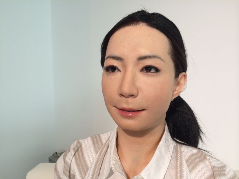 Androids are modeled after real people.  Molds are made from a person's face, hands, and arms.  Silicone skin covers intricate mechanical 'muscles' designed to create lifelike facial expressions and movements.