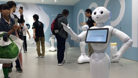 'Pepper', a robot capable of emotionally evolving and responding to its user's mood sold out in a minute during its consumer release on June 20, 2015.