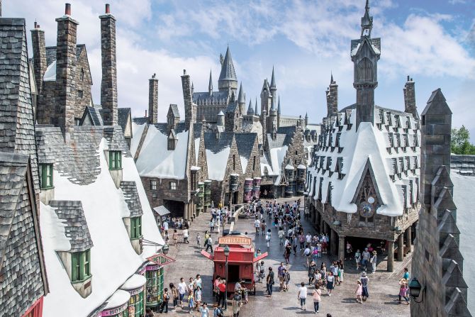 The Wizarding World of Harry Potter cost Osaka-based Universal Studios Japan 45 billion yen ($442.2 million) to construct. Universal hopes the attraction will earn the park 5.6 trillion yen over 10 years.