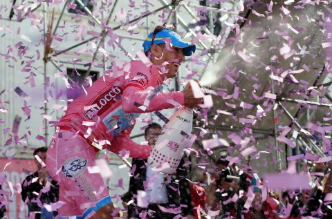 The highlight of Nibali's career was victory in the 2013 Giro d'Italia on home roads.