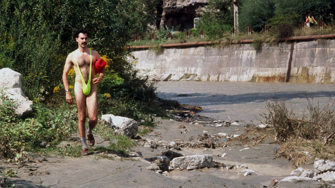 Sacha Baron Cohen and his daring, neon green suit shocked viewers when he wore it in his 2006 mockumentary "Borat."