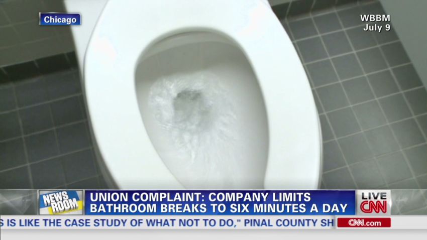 Union employees complain about 6 minute bathroom breaks. | CNN