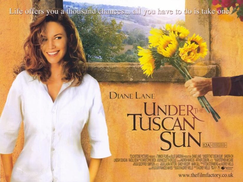 Buying an Italian villa helps improve the life of Frances (Diane Lane) in "Under the Tuscan Sun." Paradoxically, for anyone unlucky enough to watch this meatball, life gets slightly worse.