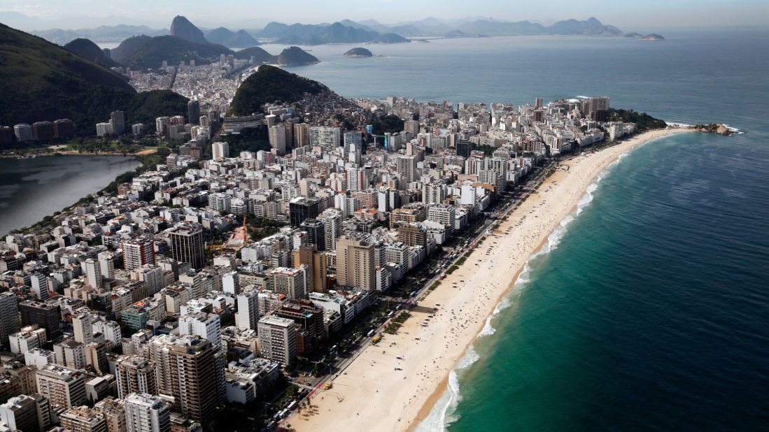 Brazil's World Cup crowds have gone home, and the locals have yet to hit the beaches of Rio de Janeiro en masse. With temperatures in the 70s, Rio's beaches offer a refreshing change from some of the sweltering summer highs in North America.