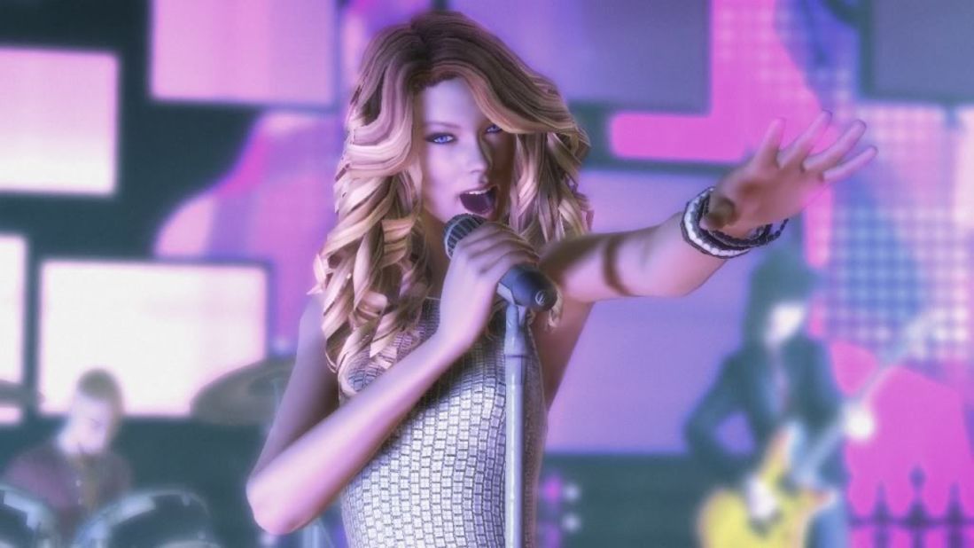 "Band Hero" is a more kid-friendly spinoff of Activision's classic "Guitar Hero" series. Pop-country singer Taylor Swift and Maroon 5's Adam Levine are just a couple of the real-world artists whose images are used in the 2009 game.