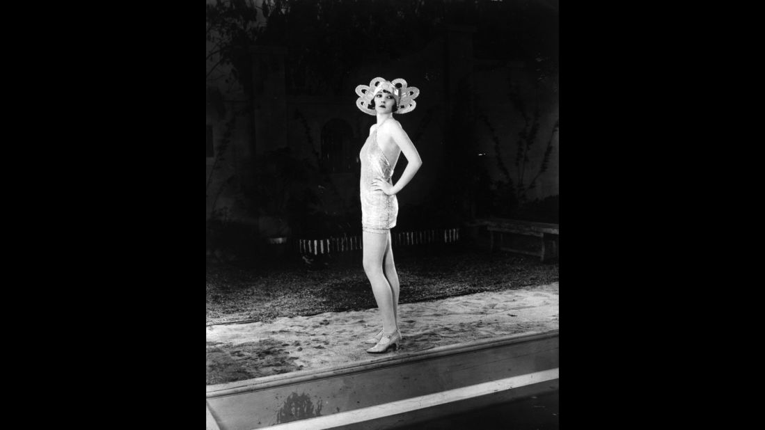 Thelma Parr, one of the Mack Sennett Bathing Belles, was a star of silent films. Here she poses circa 1920.