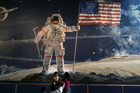 Visited by millions each year, the Smithsonian's National Air and Space Museum in Washington is home to several Apollo lunar modules built for the moon-landing program.
