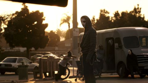 A scene from 2014's "The Purge: Anarchy," about government-sanctioned lawlessness in Los Angeles.