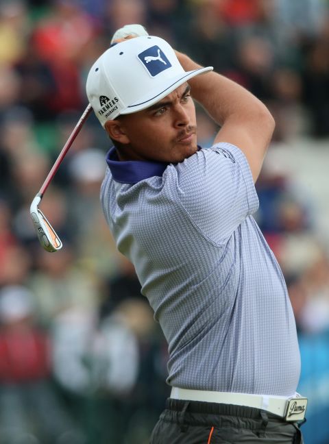 Rickie Fowler will be paired with McIlroy in the final round after claiming second outright on Saturday. The American's round included eight birdies and four bogeys.  