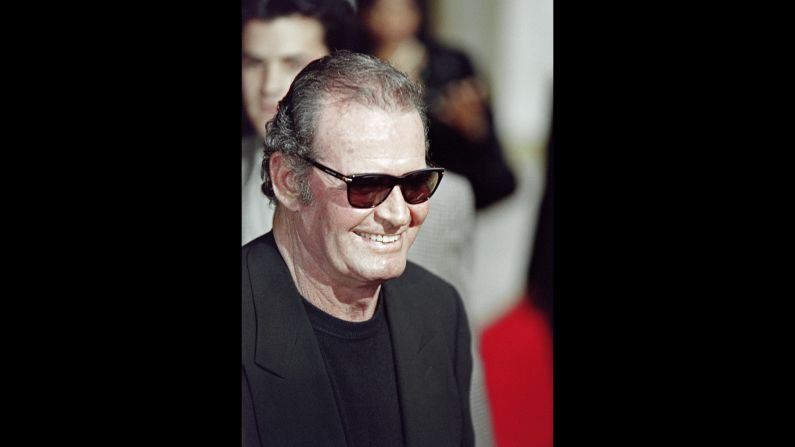 Garner smiles as he arrives for the premiere of the film "Maverick" in Los Angeles on May 12, 1994.