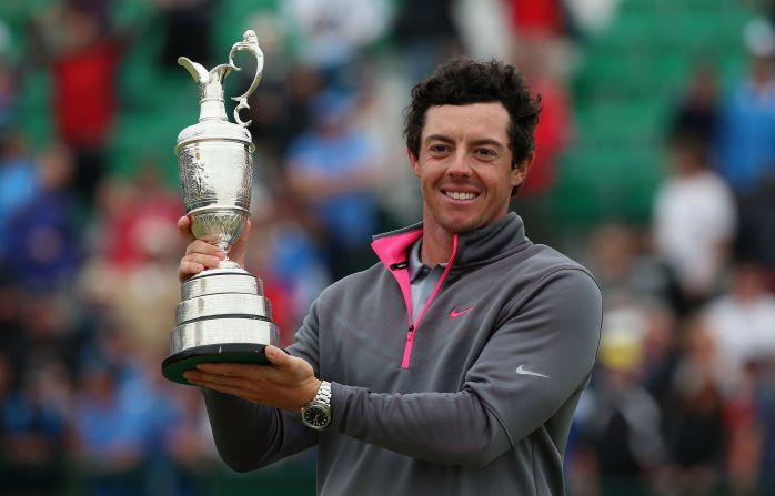 McIlroy is just one major away from completing a career grand slam after winning the British Open.