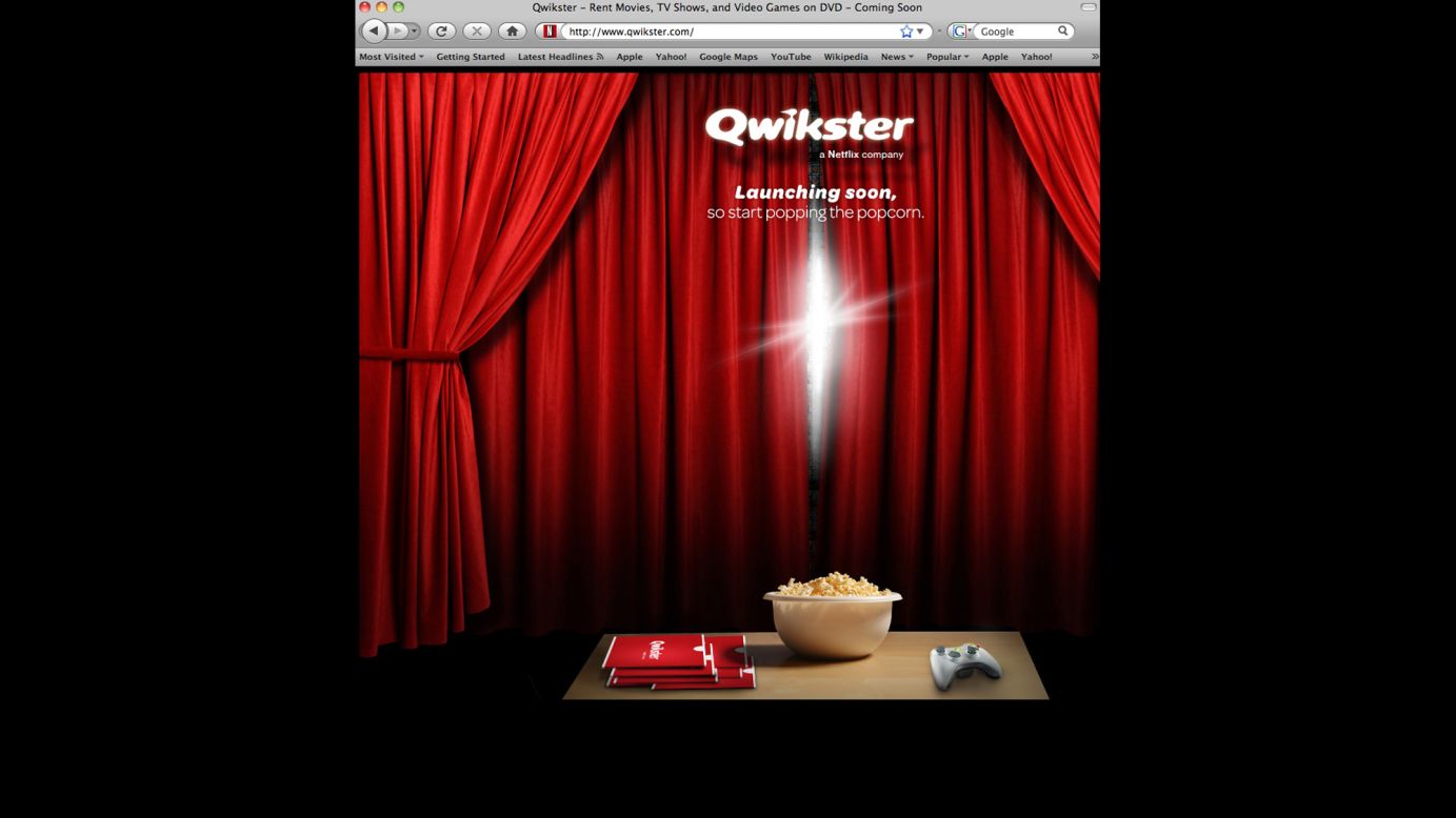 In an attempt to split its DVD and streaming businesses, Netflix created Qwikster for DVD distribution in 2011. Within a month, consumer protests prompted the company to drop the idea.