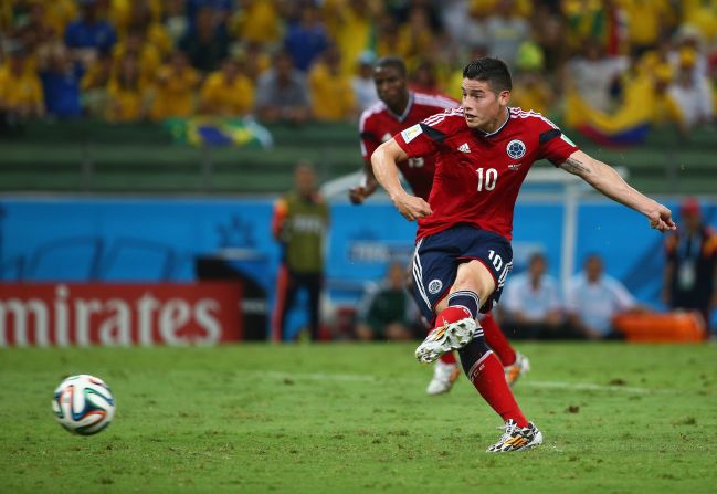 James Rodriguez -- Real Madrid/Colombia.