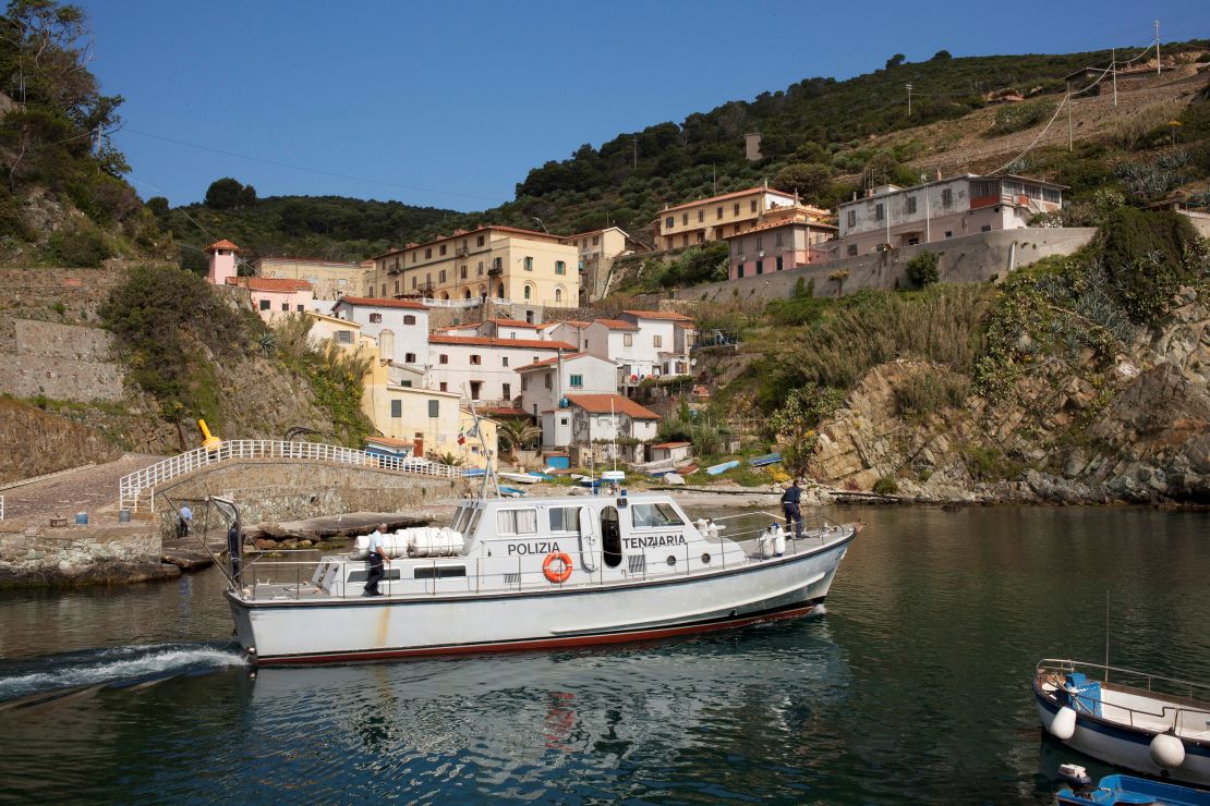 Gorgona Island, Italy.