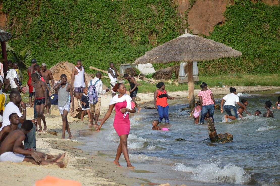 Beach resorts are a sign of Uganda's return to normality. 