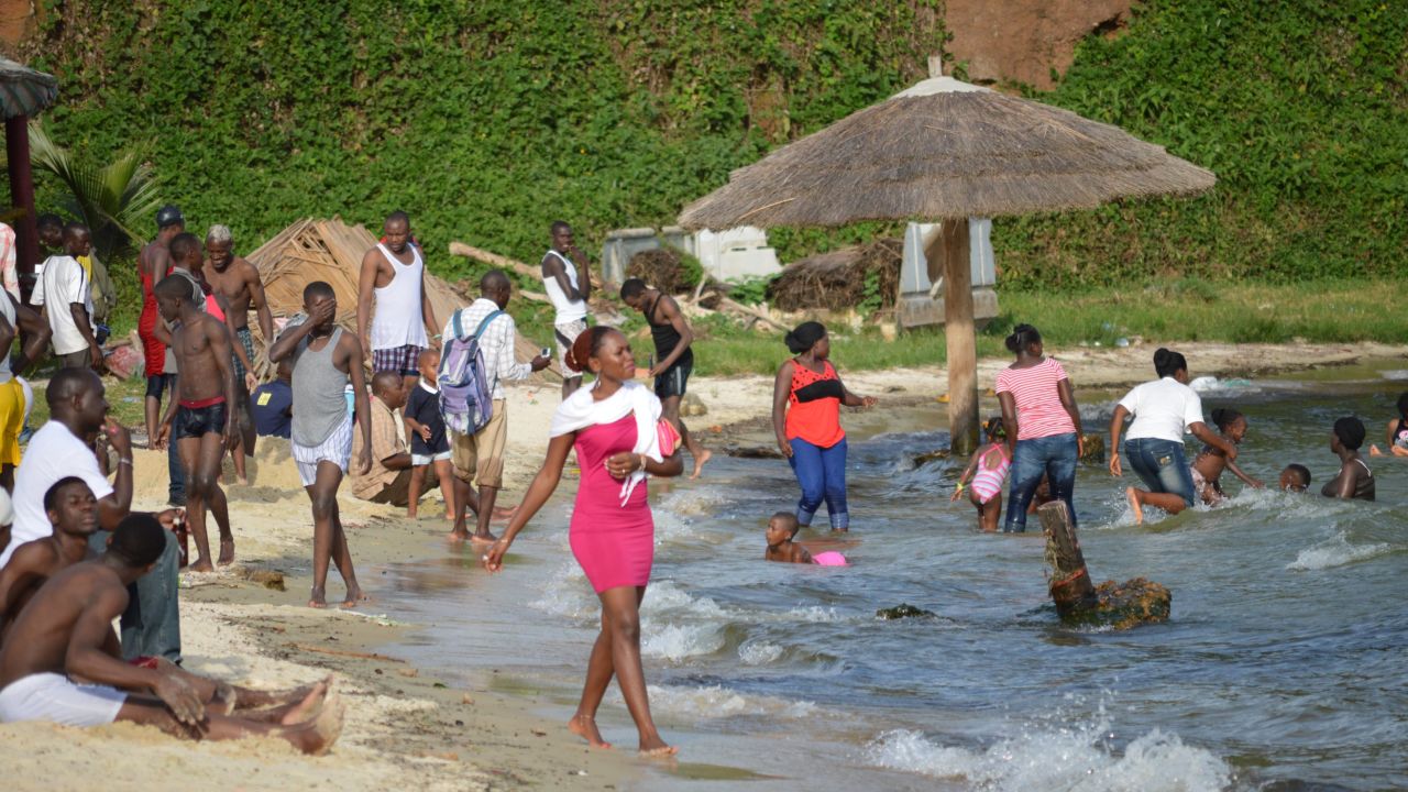 Beach resorts are a sign of Uganda's return to normality. 