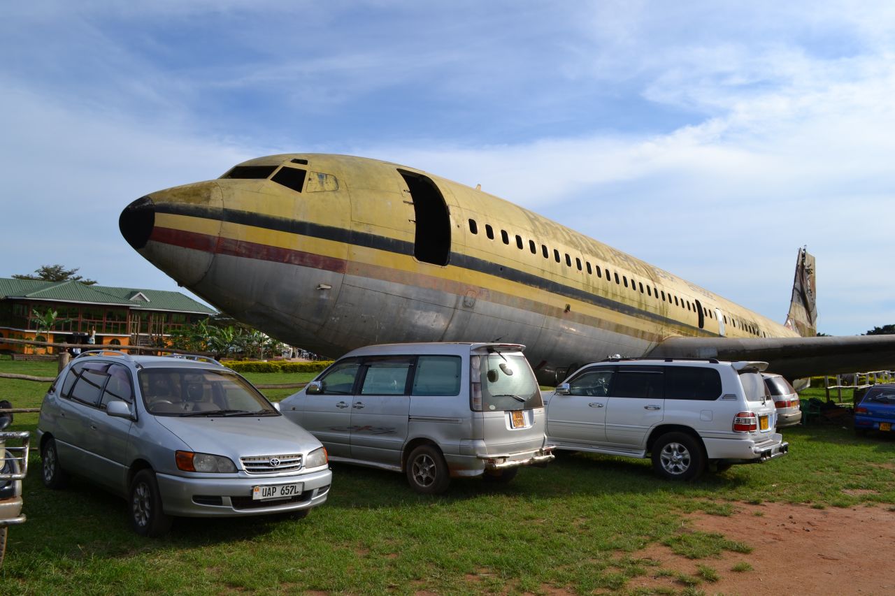 Contrary to local legend, the rusting Boeing 707 on the grounds of Aero Beach Club is not the famous "Raid on Entebbe" plane. Air France reclaimed the hijacked aircraft months after the 1975 Israeli hostage rescue operation. The beach plane once flew for British Airtours but was abandoned at Entebbe Airport in the 1980s.