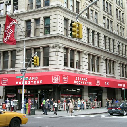 Strand on Broadway is the only survivor of Manhattan's old Book Row -- a now-extinct district of bookstores. 