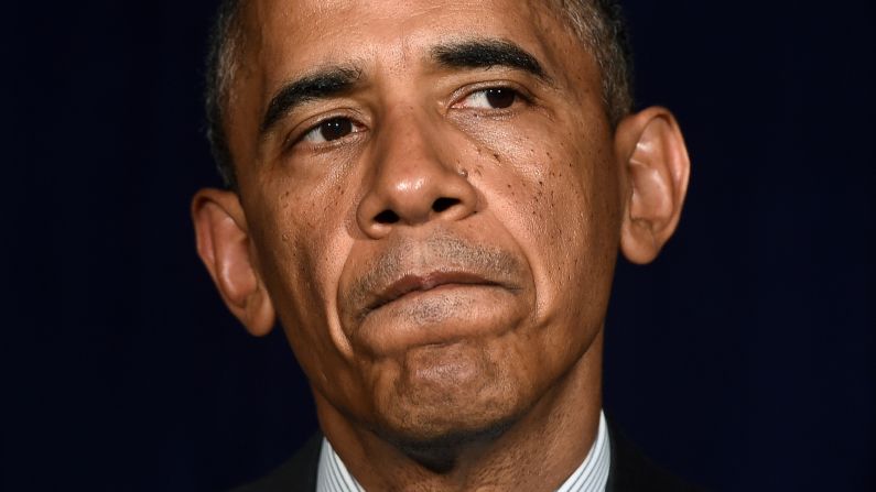 President Obama delivers a statement in Dallas after meeting with local elected officials and faith leaders on Wednesday, July 9. Obama requested $3.7 billion in emergency funding from Congress to help cope with the surge of unaccompanied child immigrants.