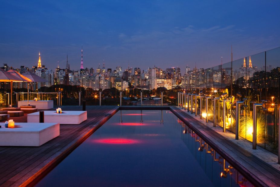 <strong>Skye Bar & Restaurant (Sao Paulo, Brazil): </strong>Shaped like an enormous boat, the Skye Bar at Unique Hotel is just one example of Brazil's adventurous architecture.