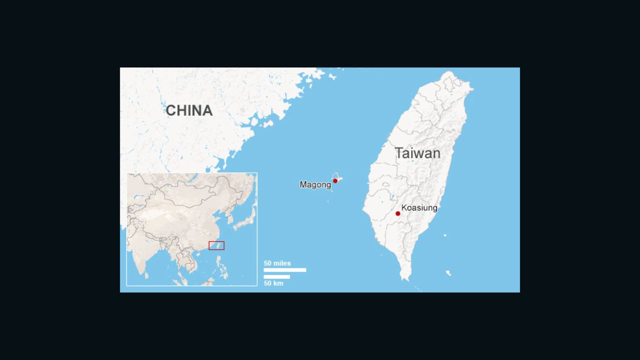 locator map taiwan crash