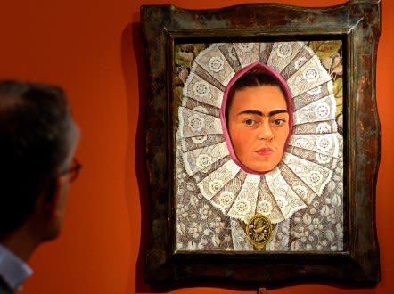 Over 110 pieces are on display at the Frida Kahlo exhibition in Rome. - (Getty Images)
