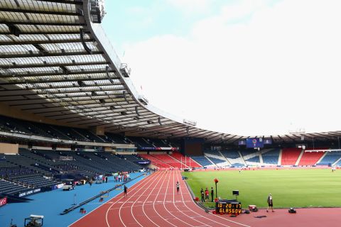 Hampden Stadium will host the track and field competition with the likes of Bolt and Farah as well as the closing ceremony on August 3.  