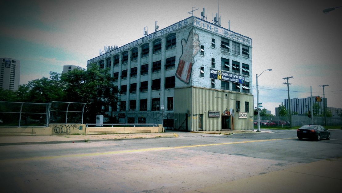 The four-story John F. King store in Detroit is organized into more than 900 categories. 