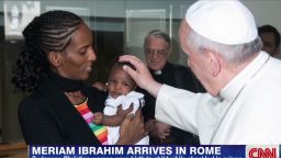 cnni sudanese christian woman meets pope_00013813.jpg