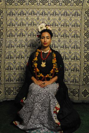 One of her subjects was Minna Salami, Nigerian-Finnish writer and the founder of <a  target="_blank" target="_blank">MsAfropolitan</a>, a blog covering society and culture from a feminist perspective. "As a woman who dared to live her life the way she wanted to, however complex, Frida Kahlo is a huge role model to me. I am truly grateful to her legacy," says Salami.