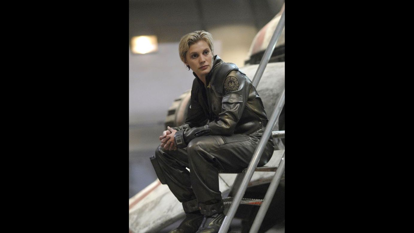 They switched genders on us with this character in the 2000s reboot, and casting Katee Sackhoff as Starbuck  in "Battlestar Galactica" was a stroke of genius.