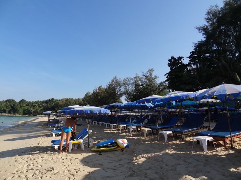 Phuket's Surin Beach was once home to multiple beach clubs and illegal structures. 