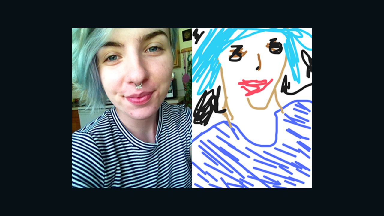My masterpiece! I call her "Little Lilly: The Blue Girl."