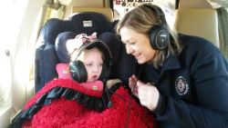 Janea Cox and her daughter Haleigh fly to Colorado Springs, Colorado.