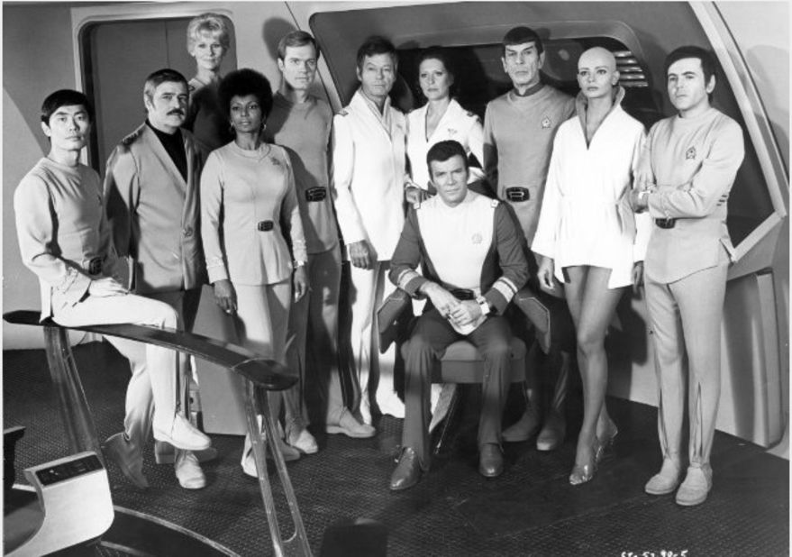 The cast of 1979's "Star Trek: The Motion Picture," the first feature film from the TV series. 